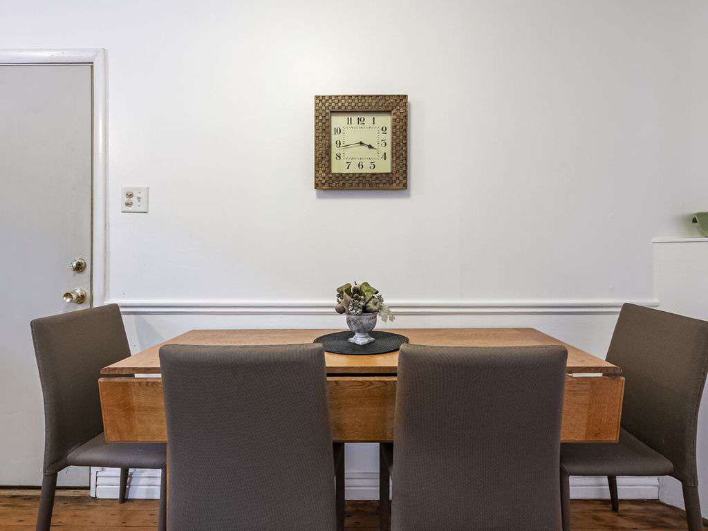 Dining in kitchen