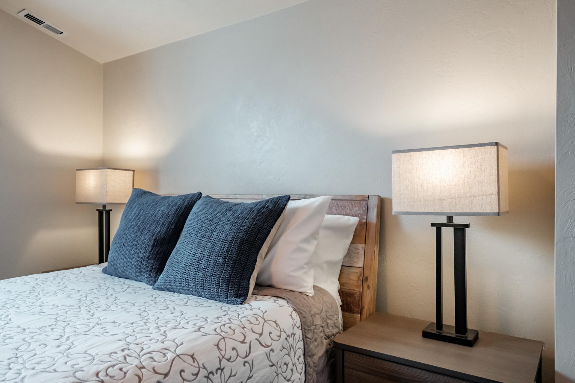 Master bedroom - spacious and warm setting