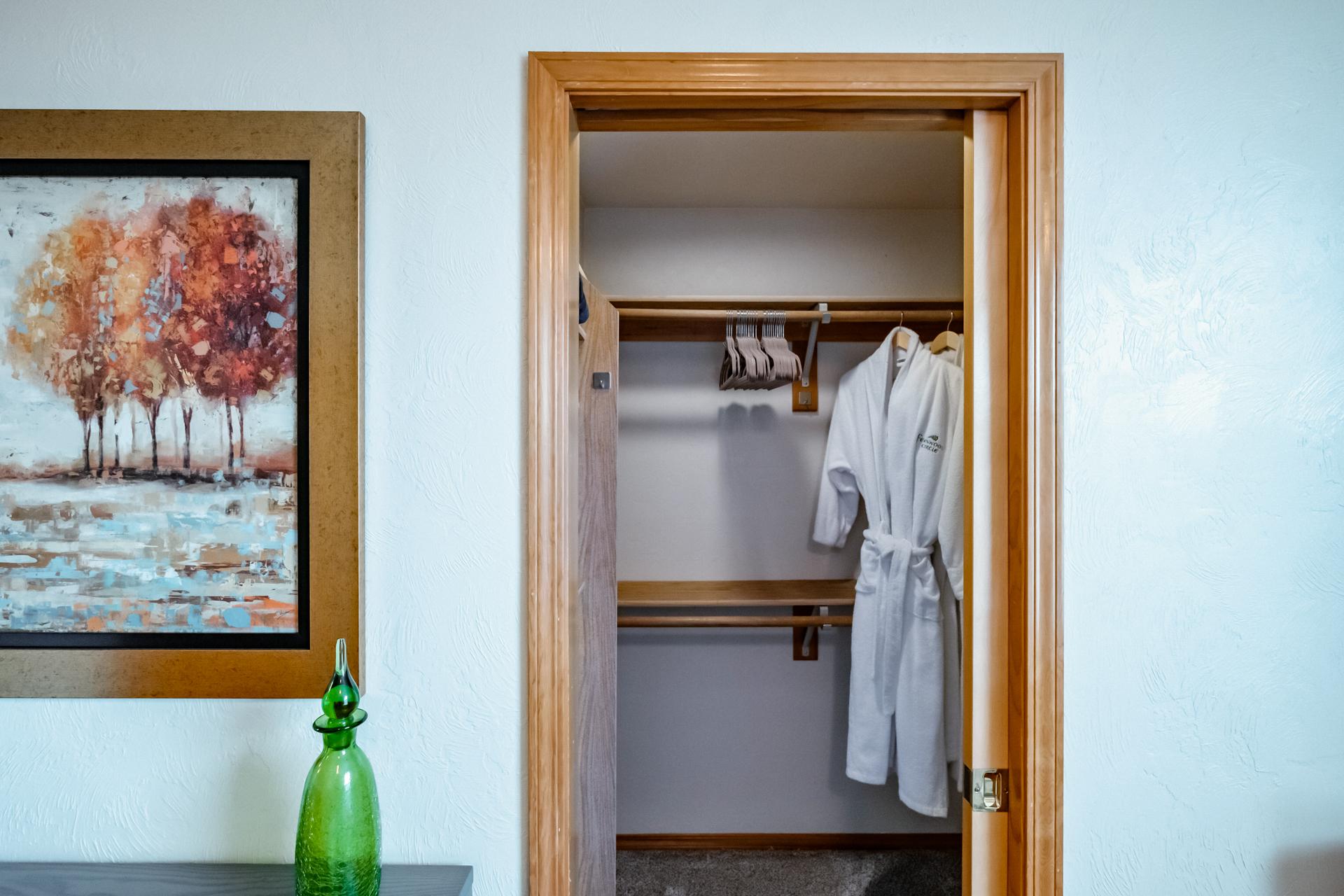 Master bedroom closet