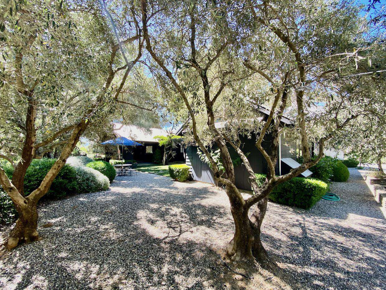 Looking toward Villa 1 from pool area