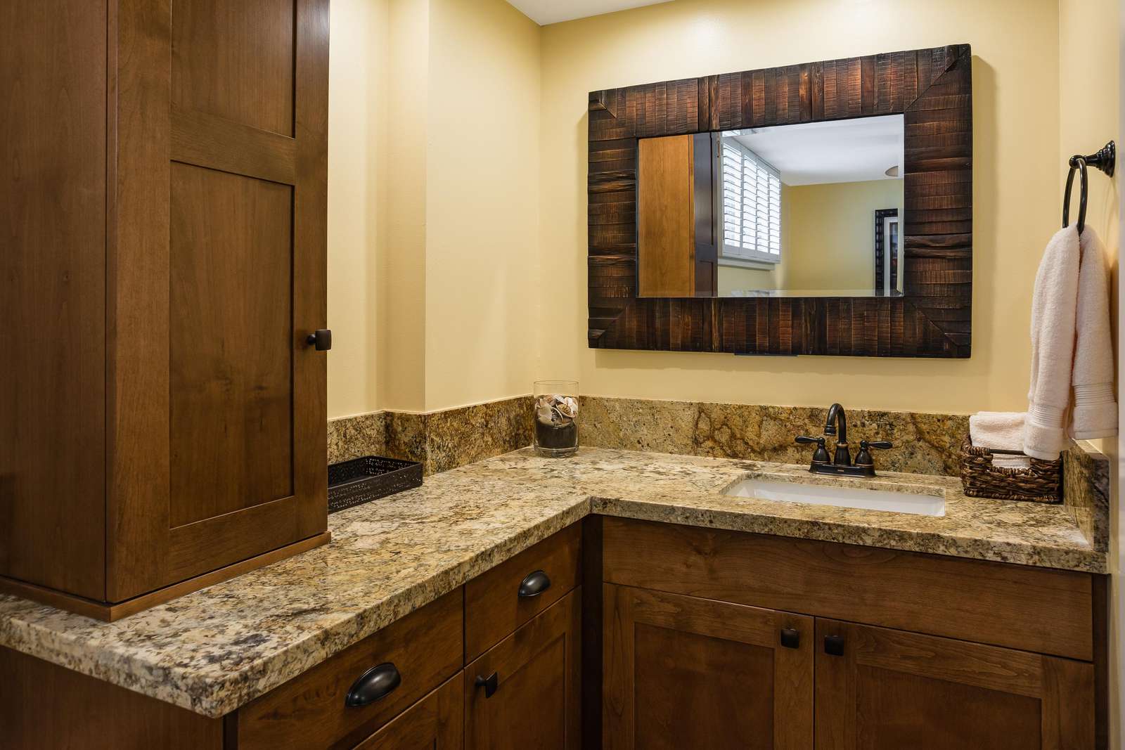 Master bath vanity area.