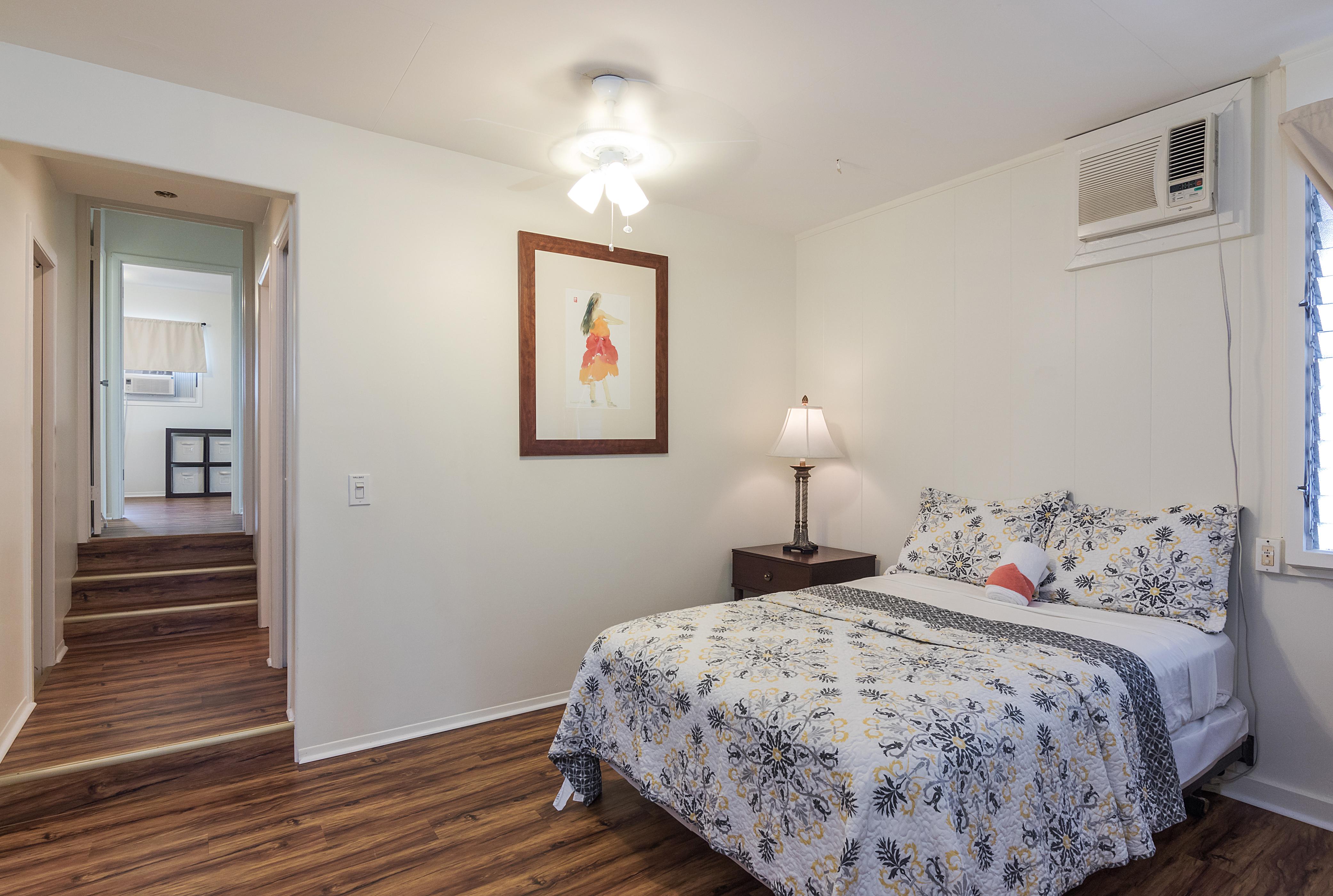 Bedroom C now has an added door to separate hallway to back bedrooms