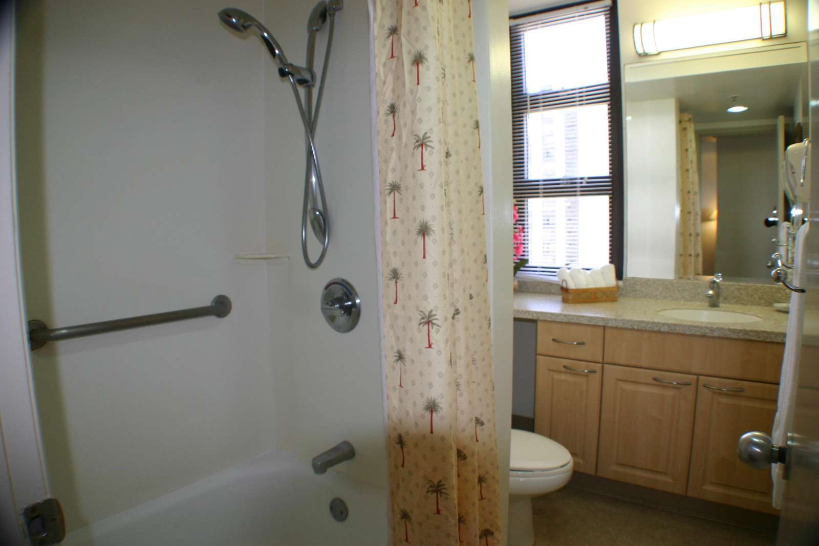 Tub/Shower with Grab Bars
