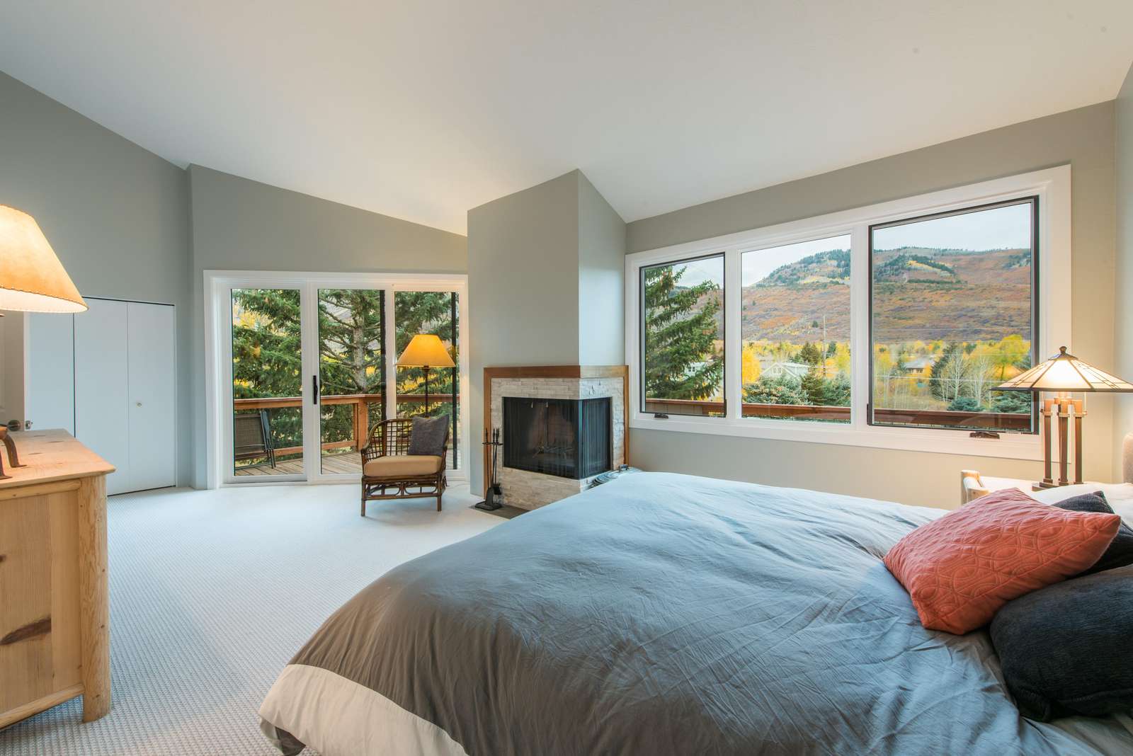Master bedroom on upper level