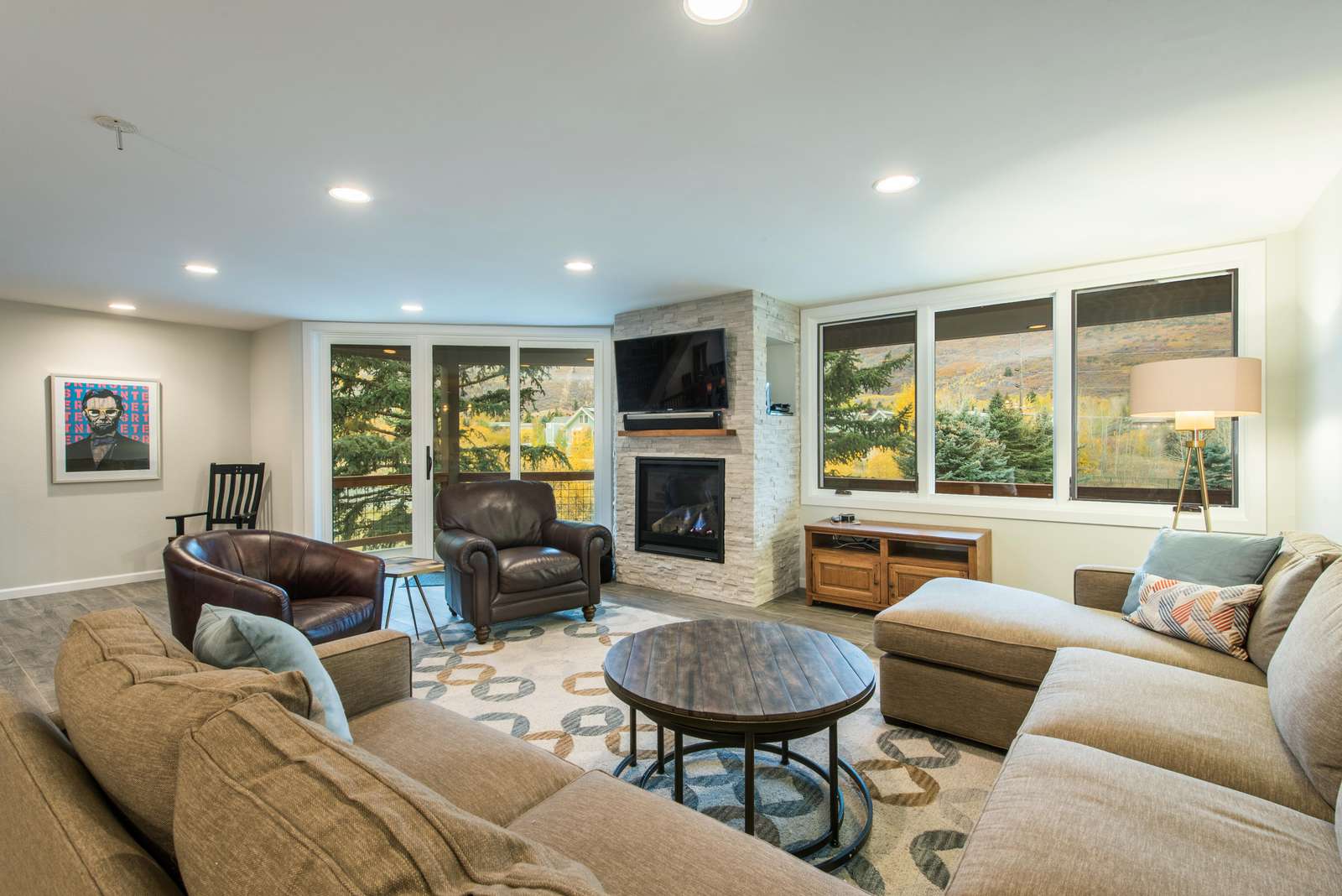 Large view windows of the Park City Mountain Resort