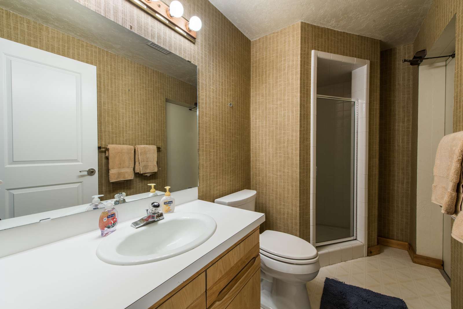 lower level shared bathroom
