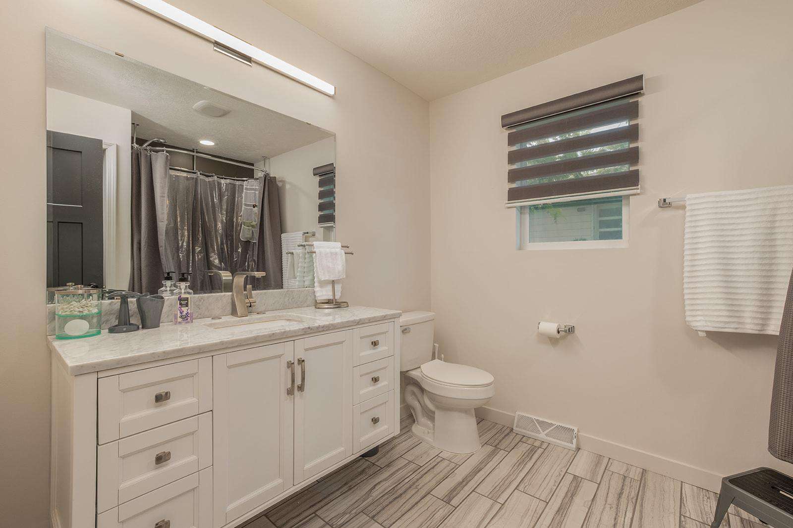 Bathrooms don't really need to be this large, but AWESOME when they are!