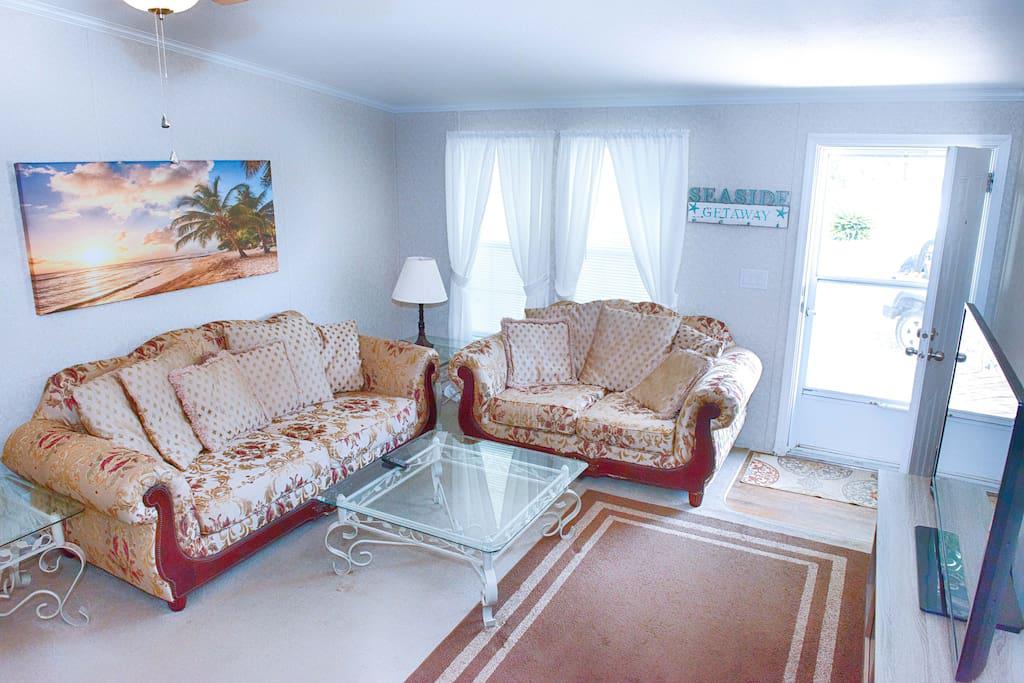 Large Den with Comfy Couches