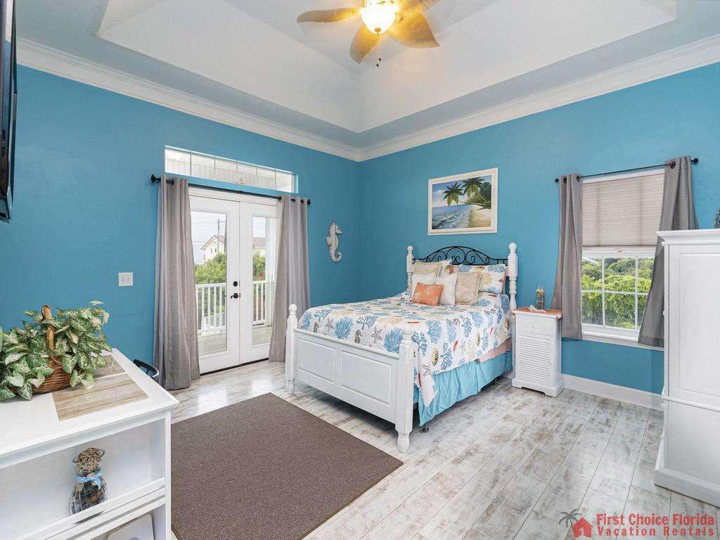 Coastal Hideaway Master Bedroom