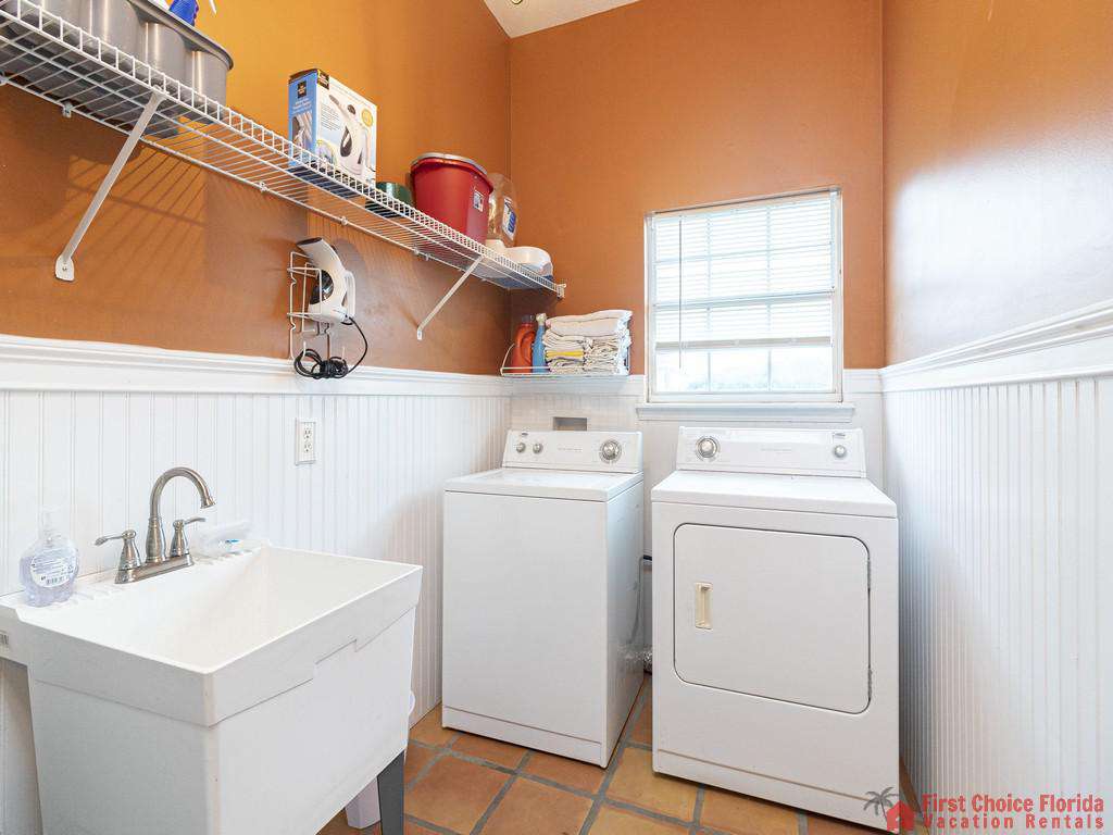 Coastal Hideaway Washer and Dryer