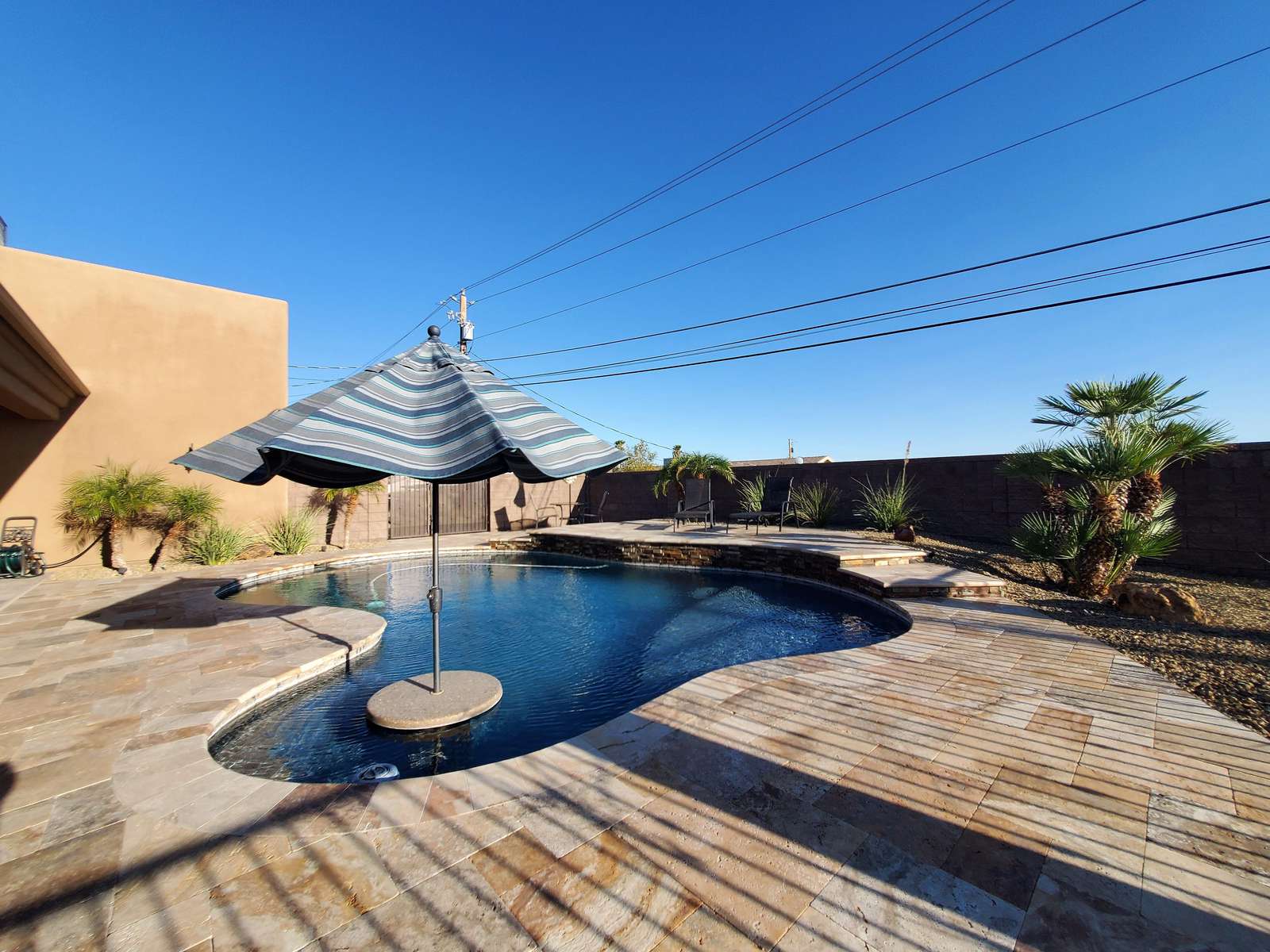 Gorgeous Travertine Patio