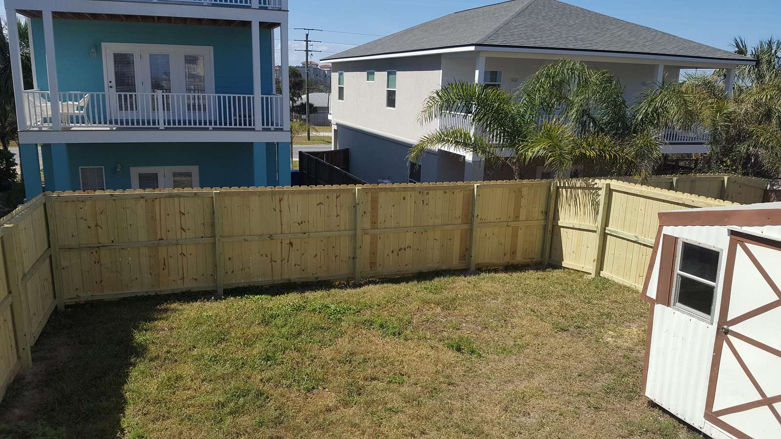 Private Fenced Backyard