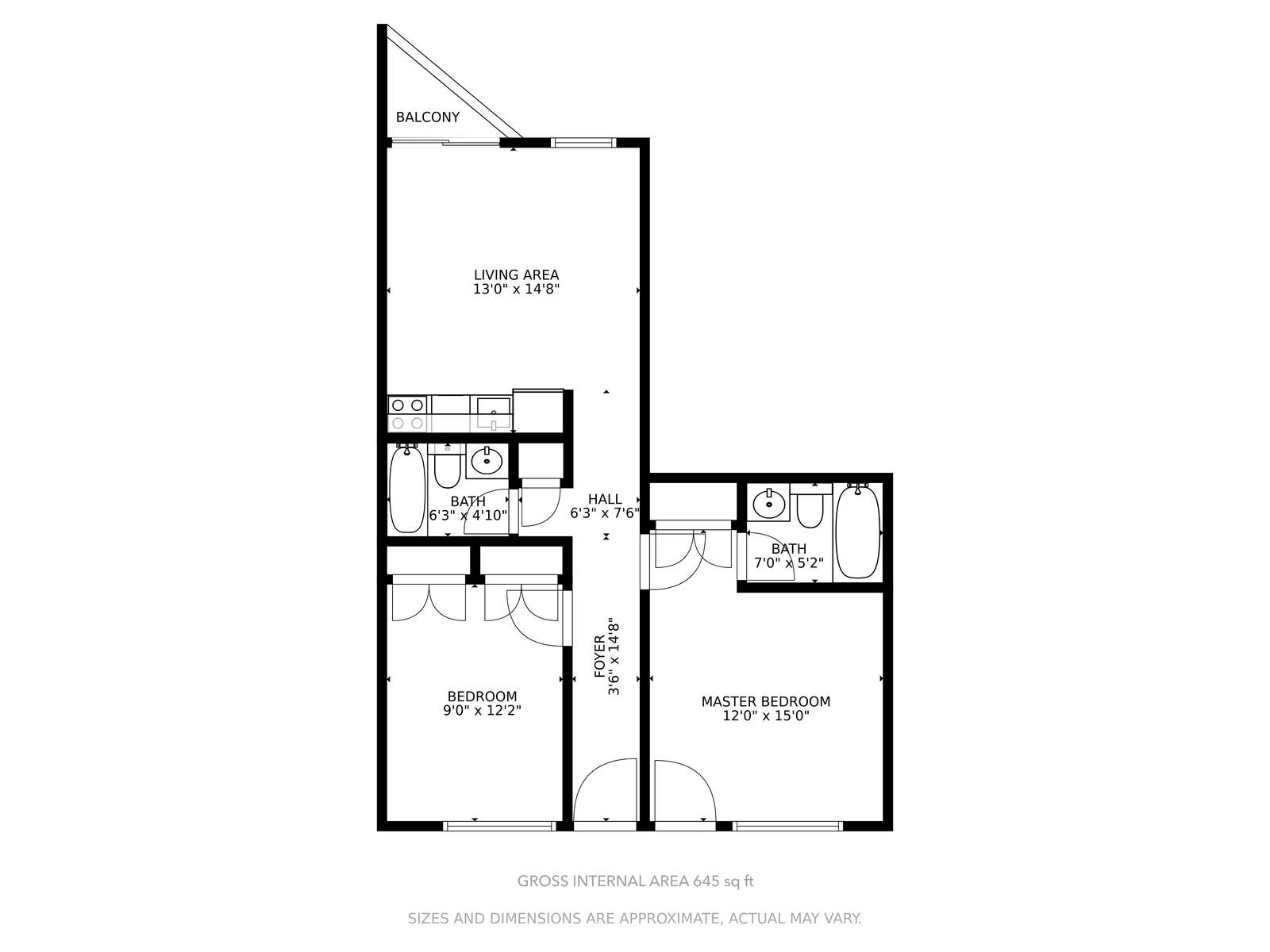 Floor Plan of the Unit