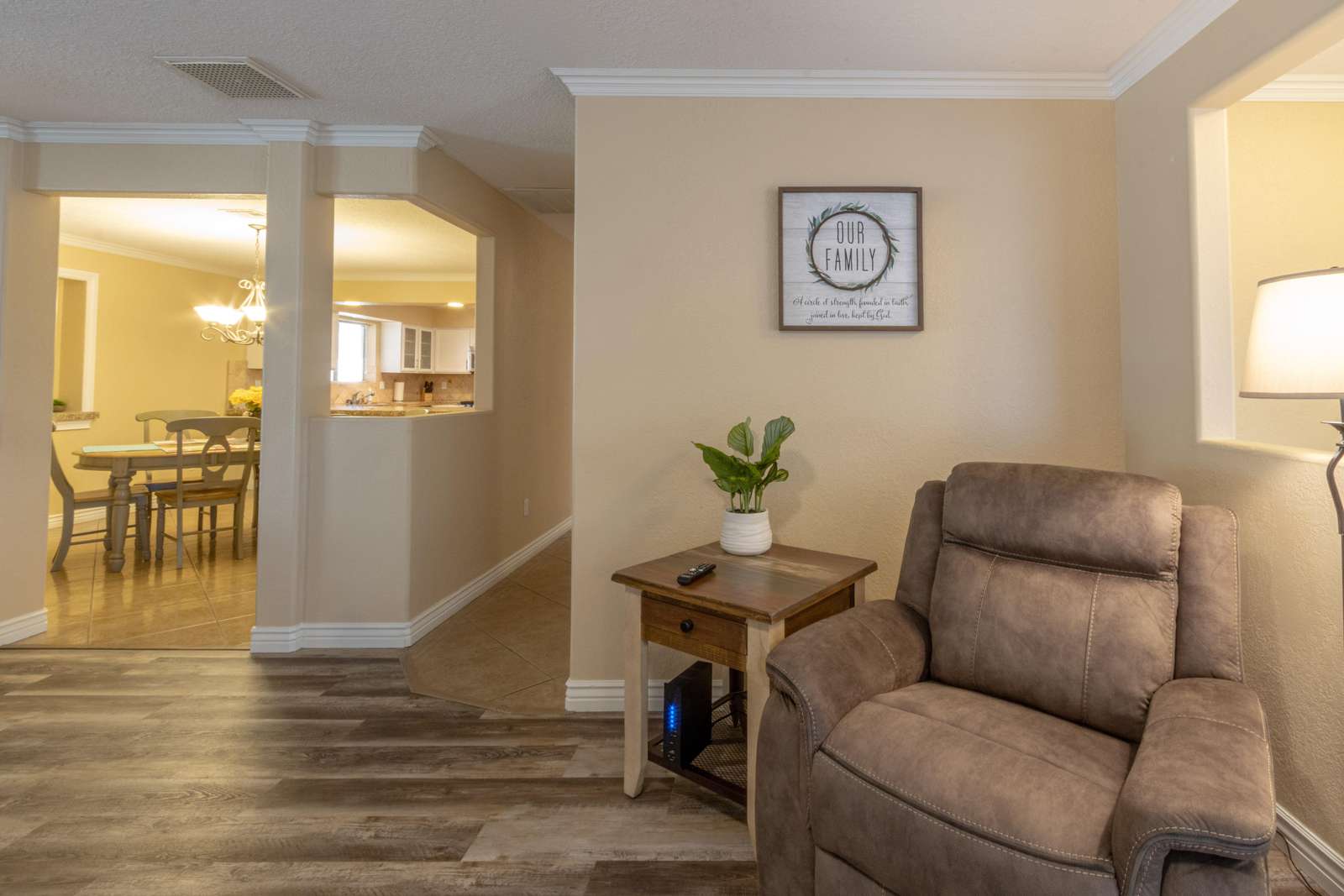 Entryway sitting/reading