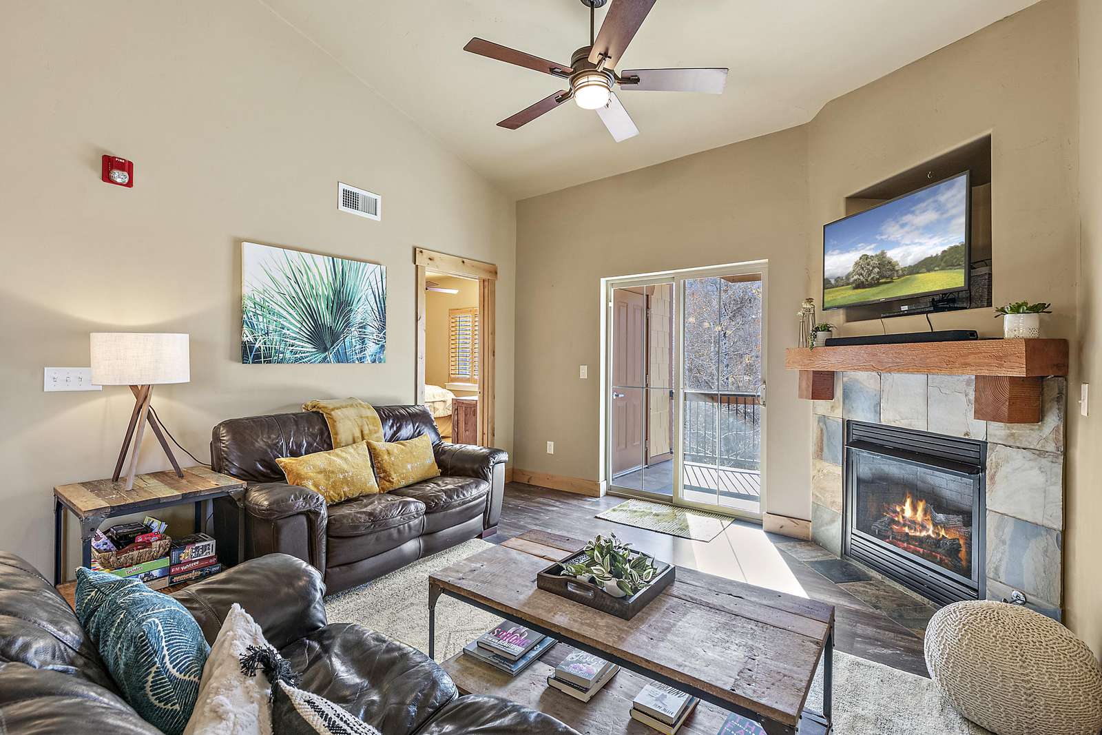 Deck access directly from living room