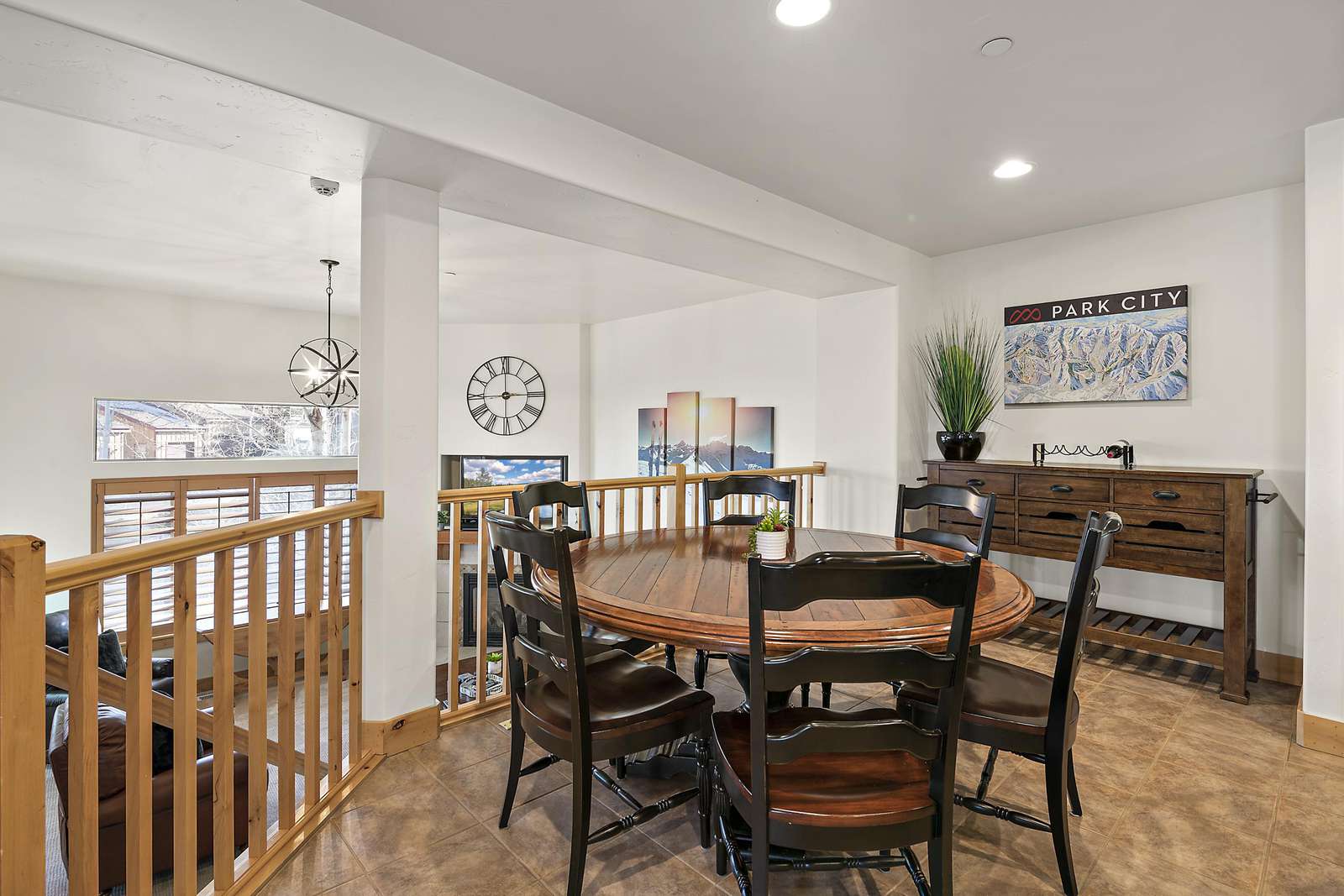 Dining table for meal gatherings