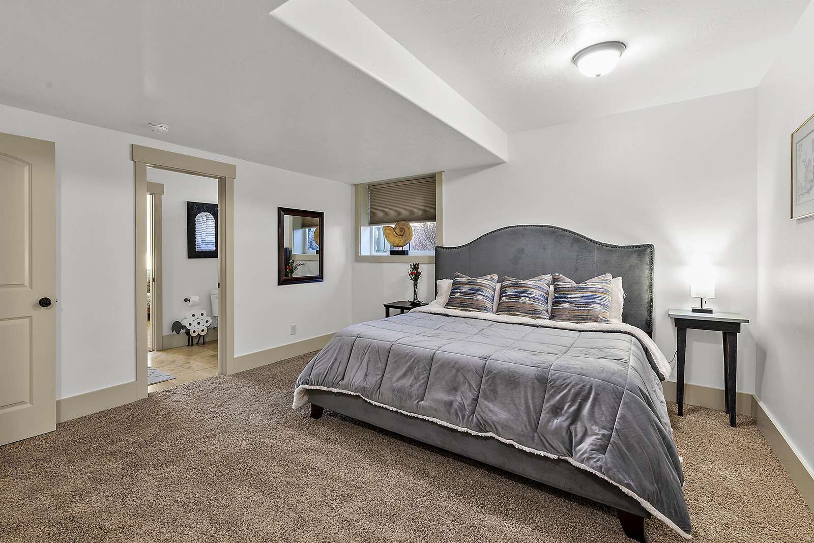 Master bedroom with en-suite bathroom