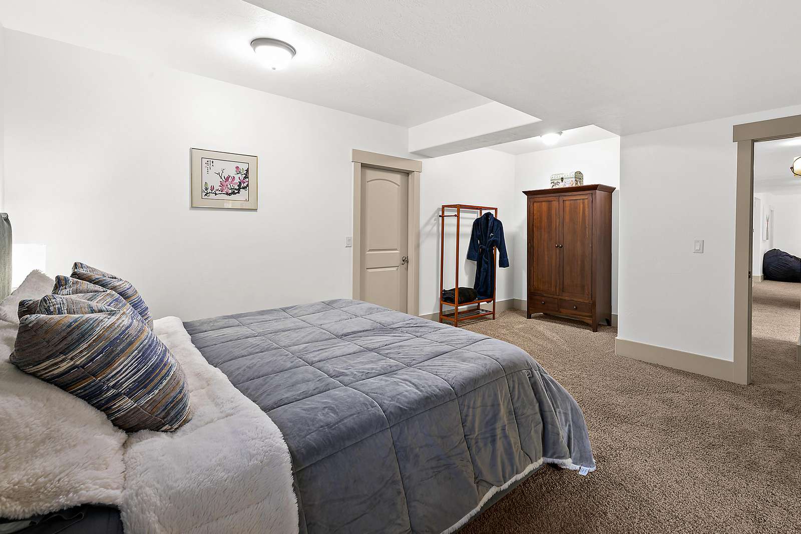 Plenty of storage space in master bedroom