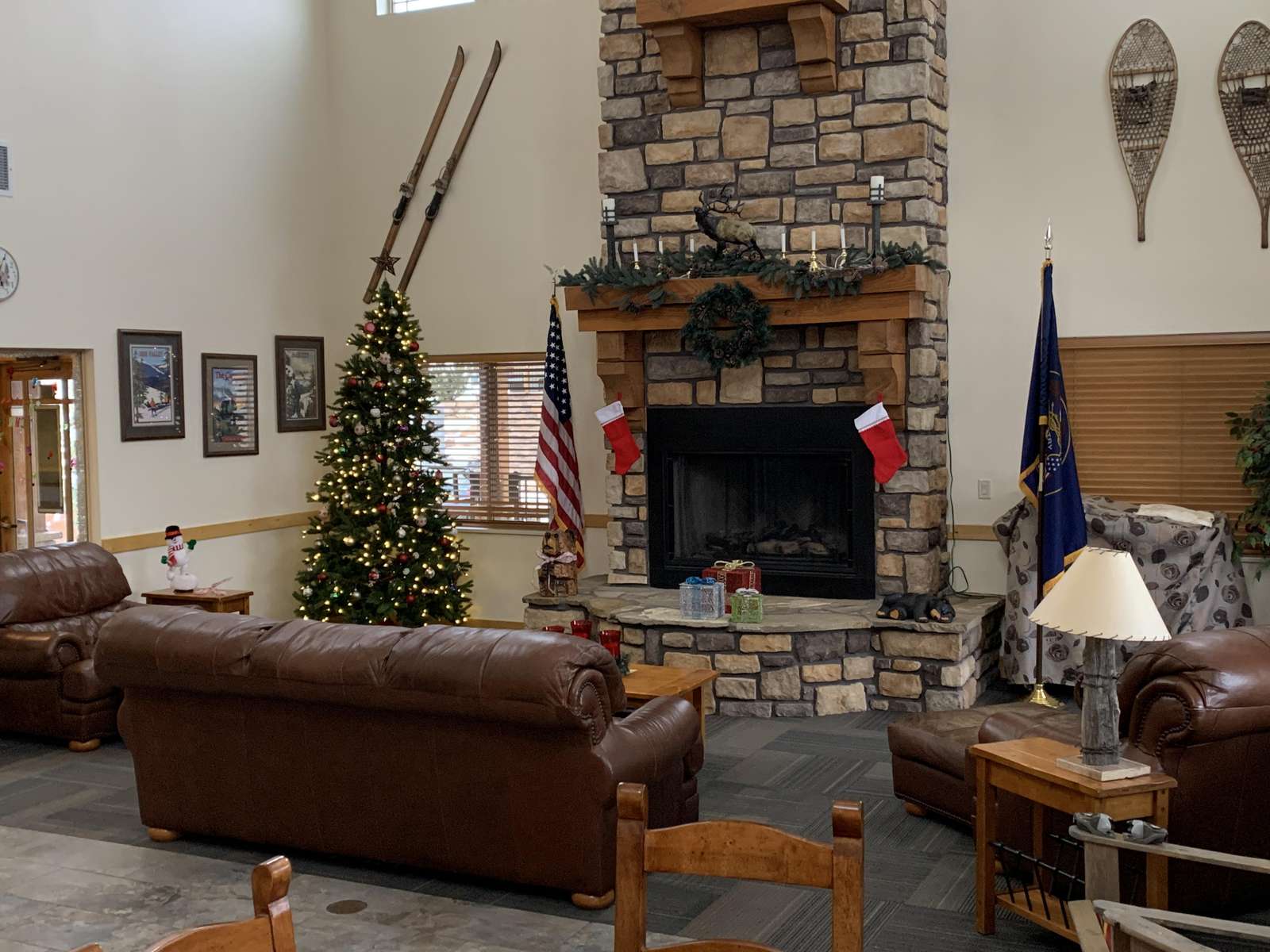 Clubhouse gathering area