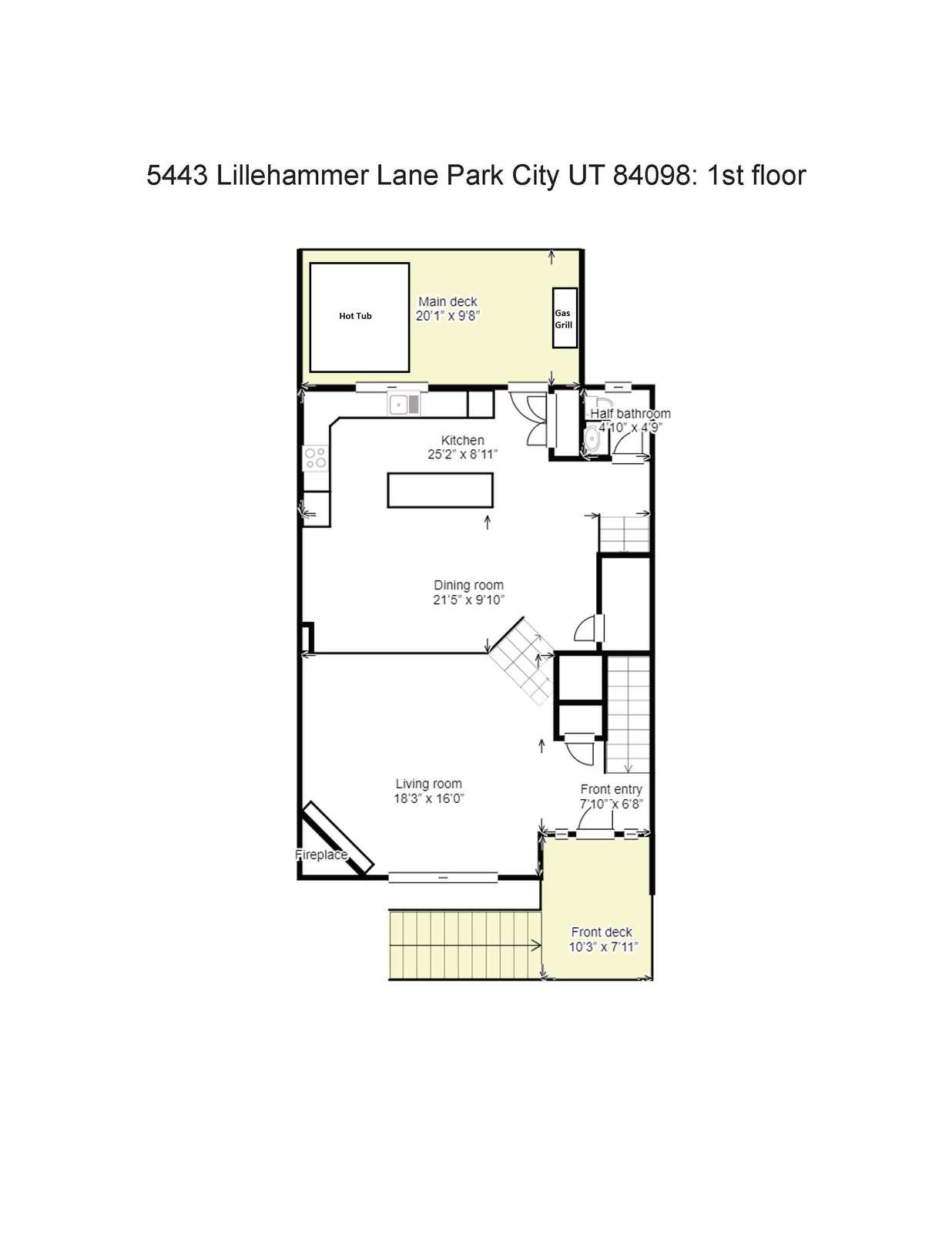 Second floor plan