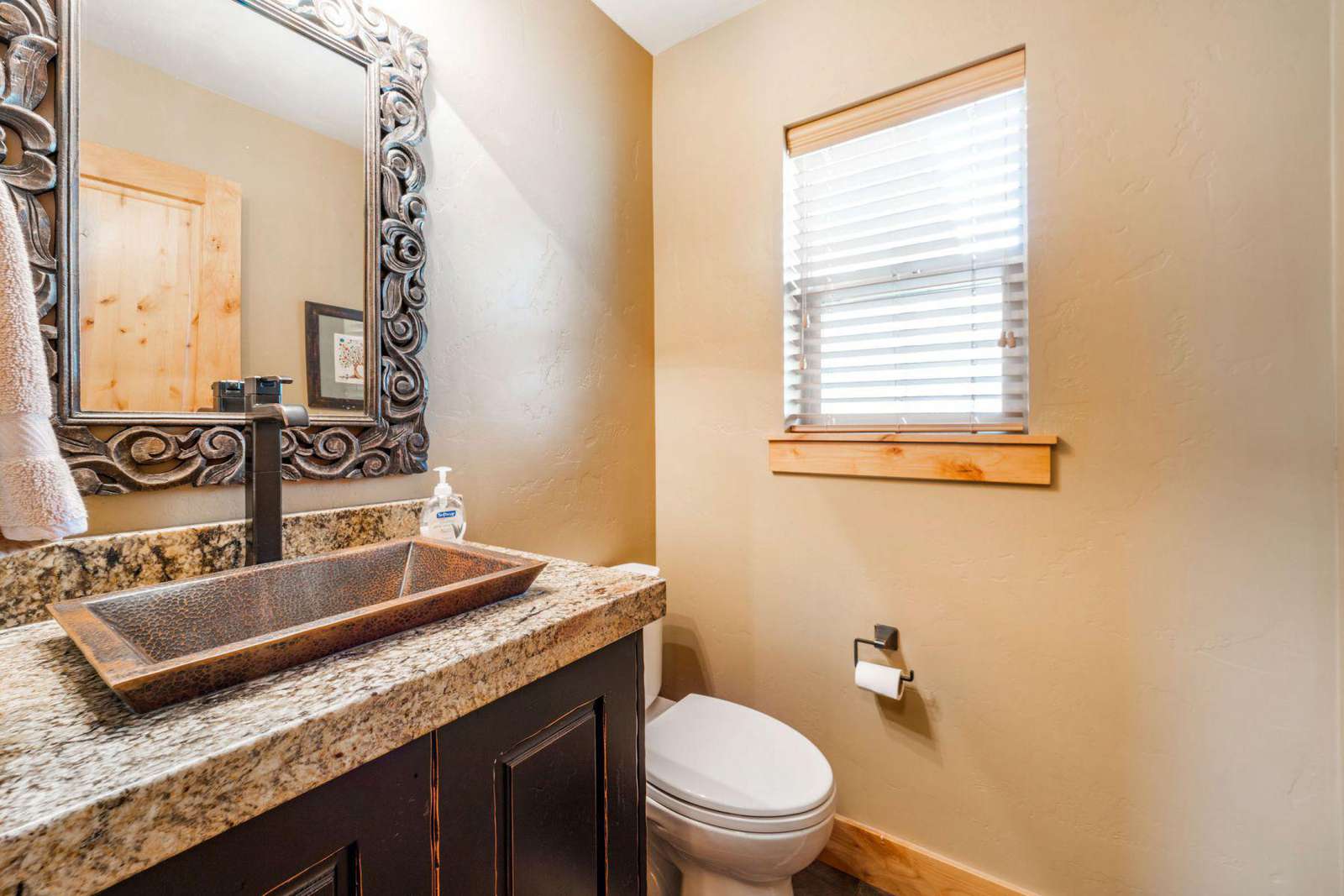 Half bathroom with window