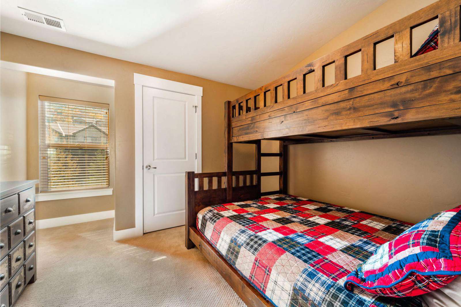 Bunkbed room with personal closet