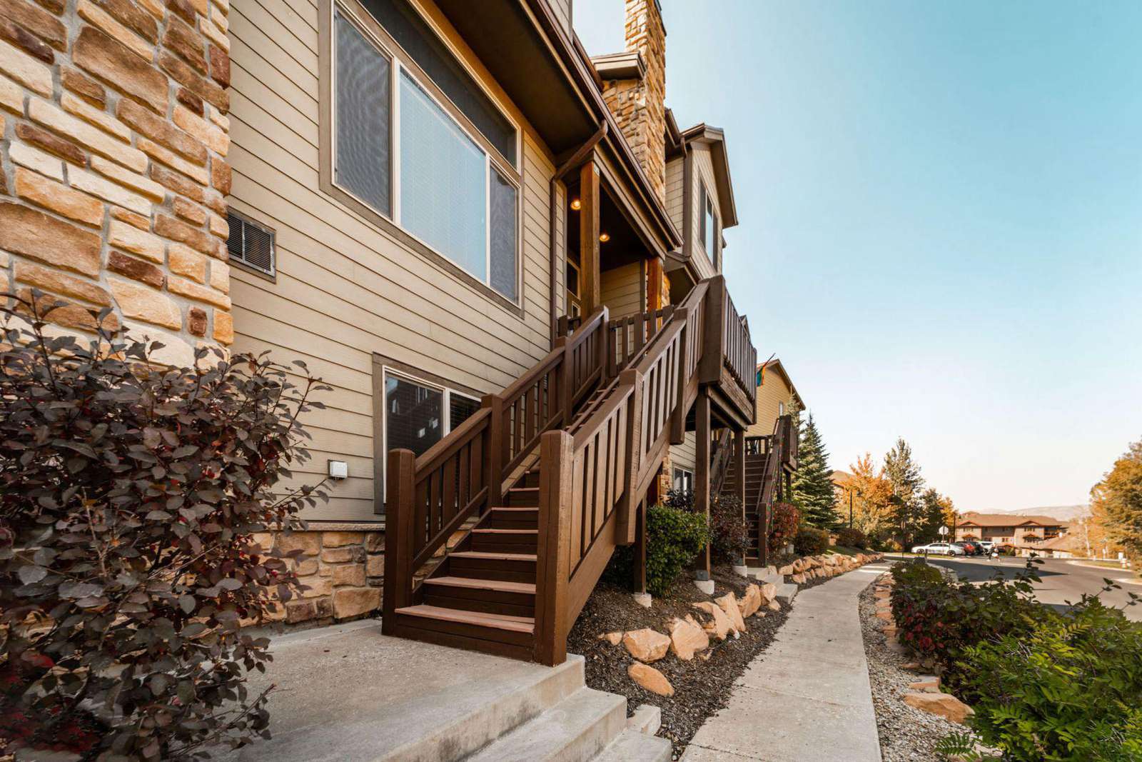Personal entrance to the property