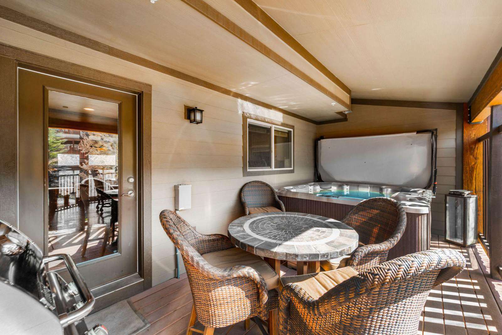 Private hot tub for your enjoyment
