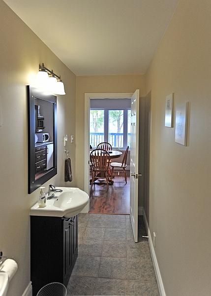 Bathroom Exit and Vanity
