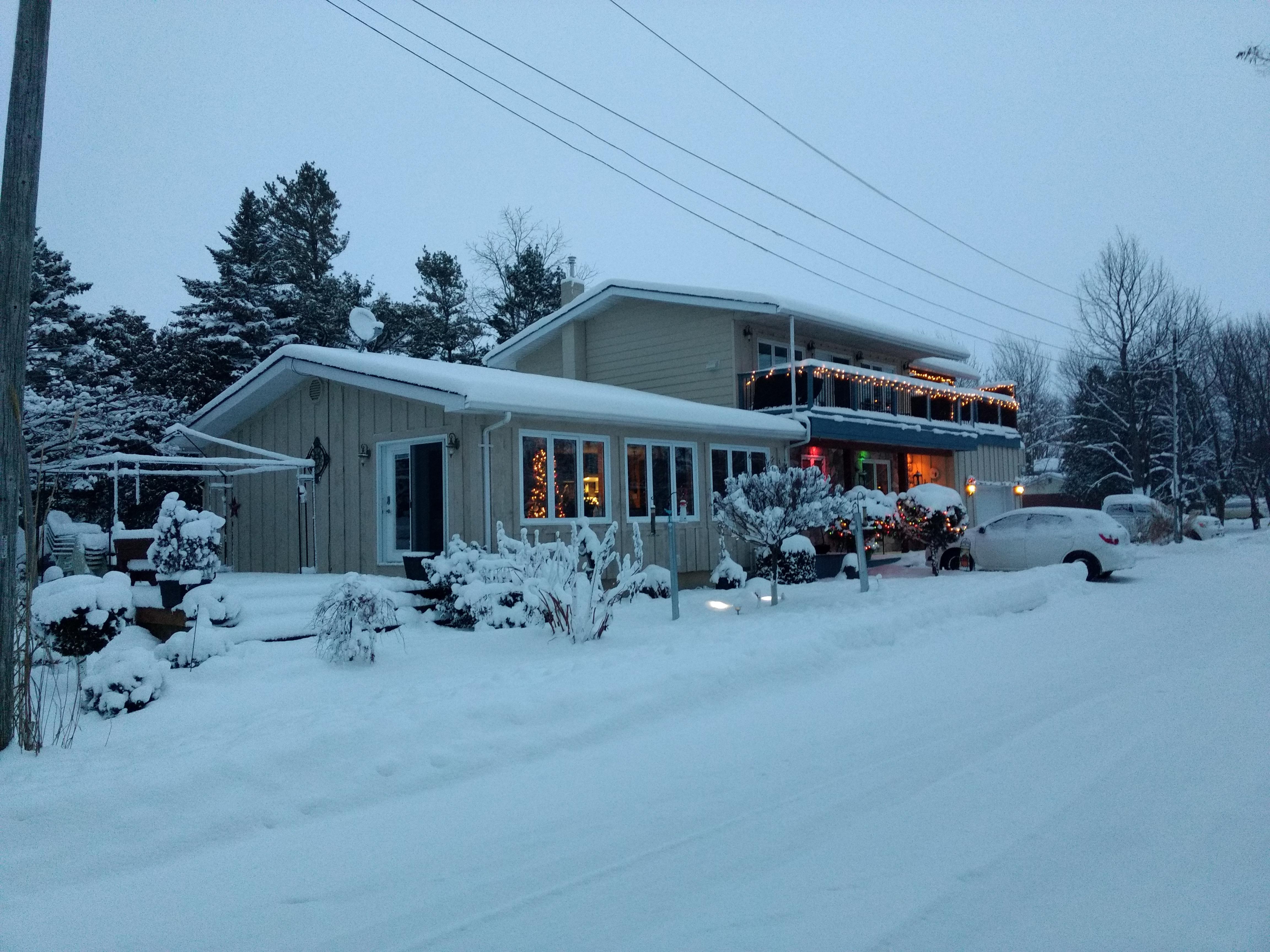 First Snow for Christmas